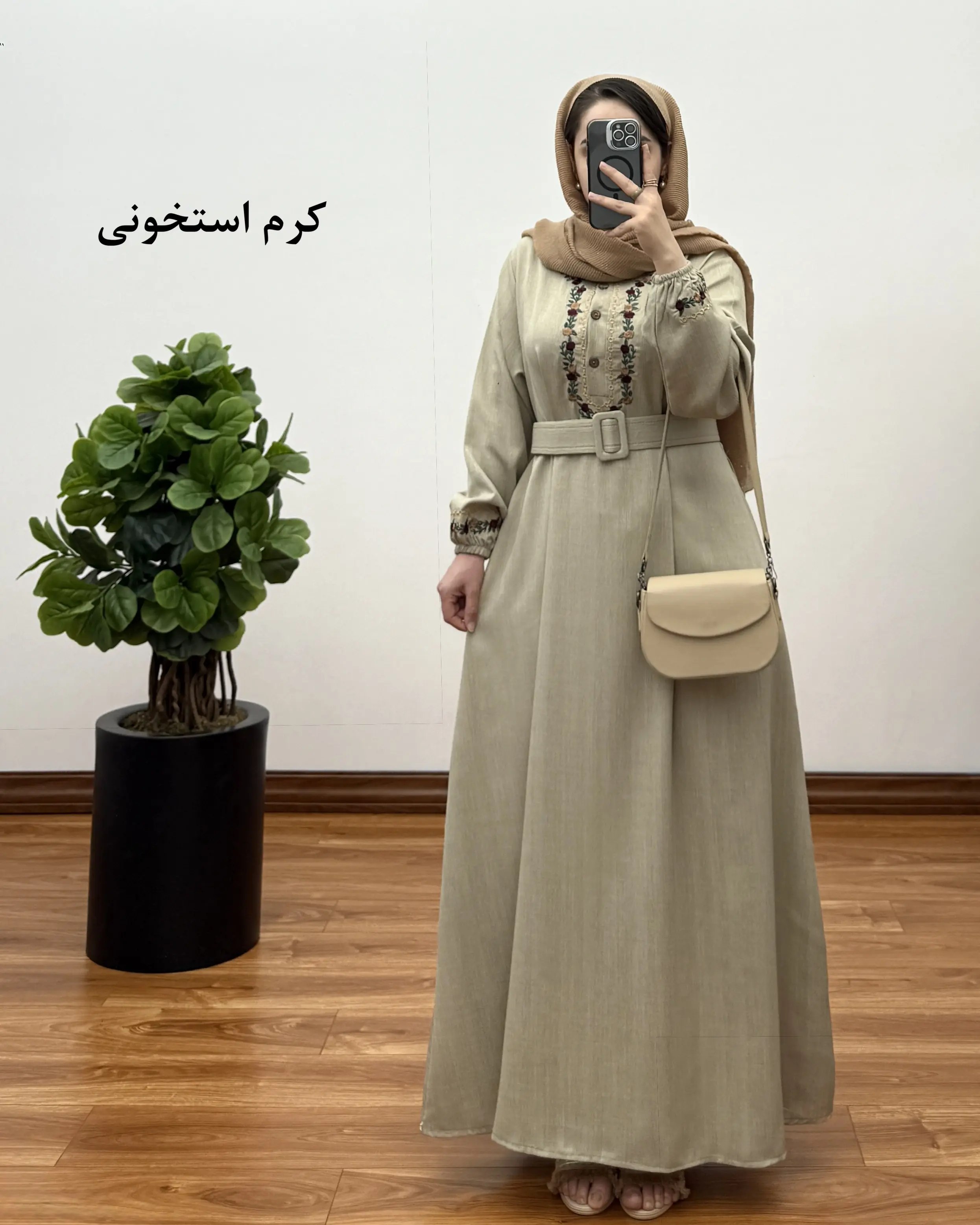 کفتان سوپر کلوش و بلند مدل آیدا